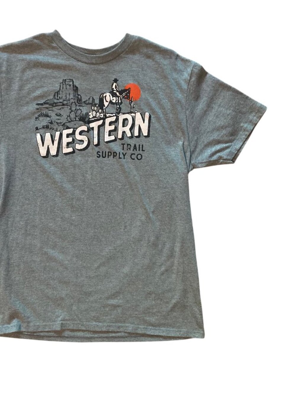 Men's SONOMA Western Trail Supply Cowboy Graphic Tee T-Shirt Size Large
